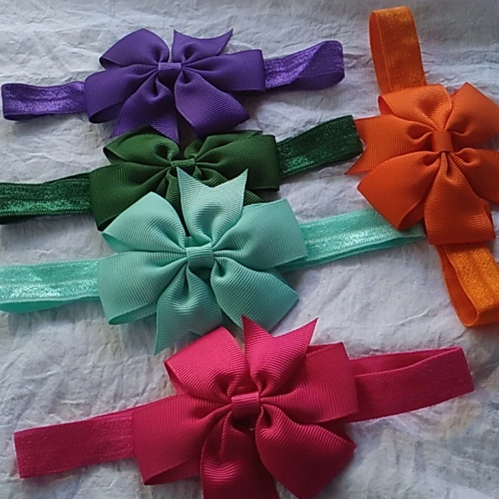 Baby Grosgrain Ribbon Hair Bows 3